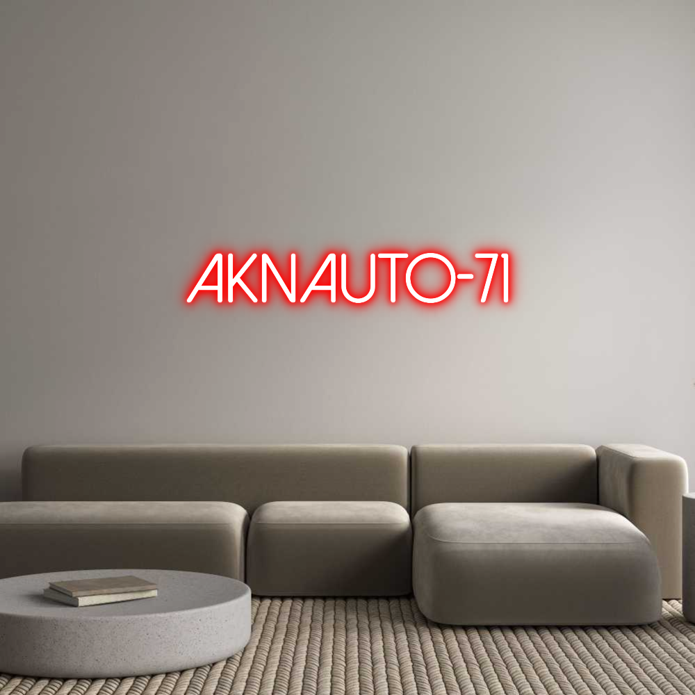 Néon personnalisé: AKNAuto-71