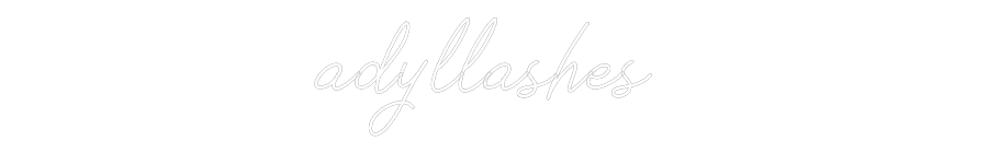 Néon personnalisé: adyllashes