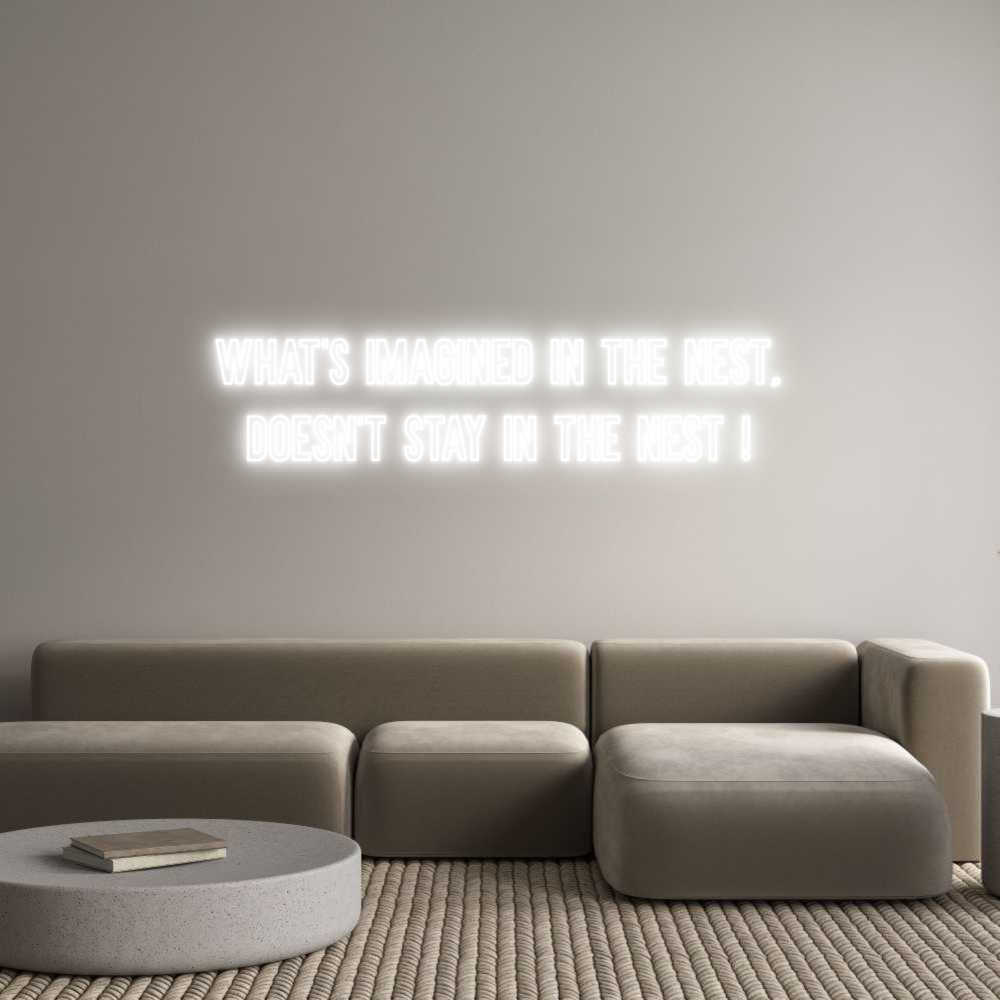 Néon personnalisé: What's imagin...