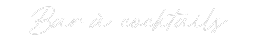 Néon personnalisé: Bar à cocktai...
