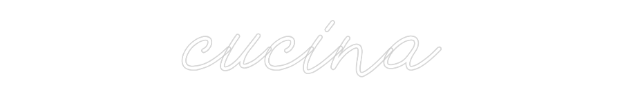 Néon personnalisé: cucina