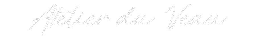 Néon personnalisé: Atelier du Veau