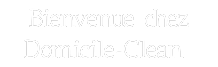 Néon personnalisé: Bienvenue che...