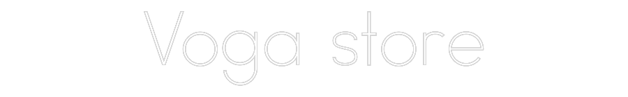 Néon personnalisé: Voga store