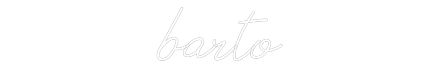 Néon personnalisé: barto