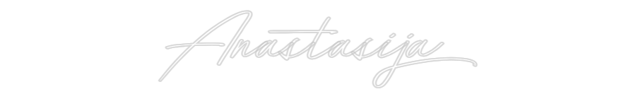 Néon personnalisé: Anastasija