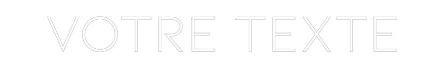 Néon personnalisé: Votre texte