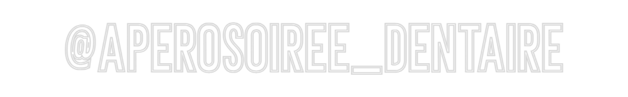 Néon personnalisé: @APEROSOIREE_...