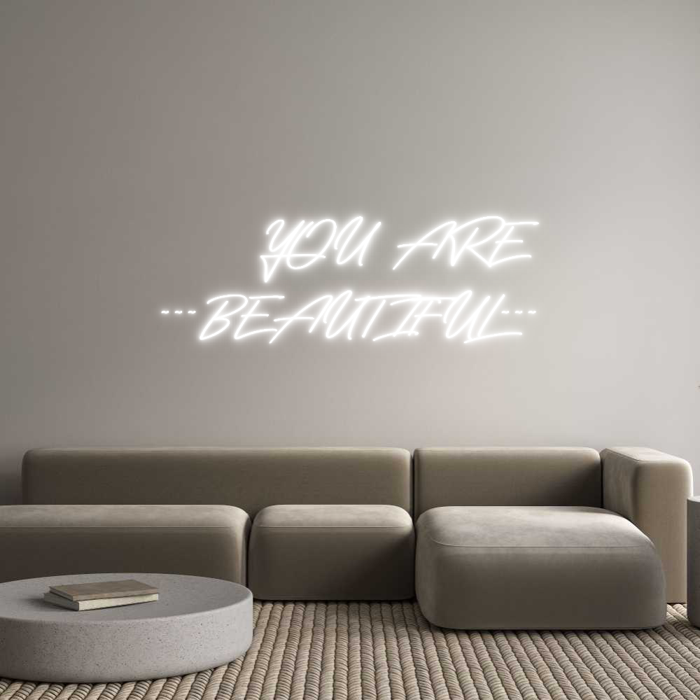Néon personnalisé: YOU AR...