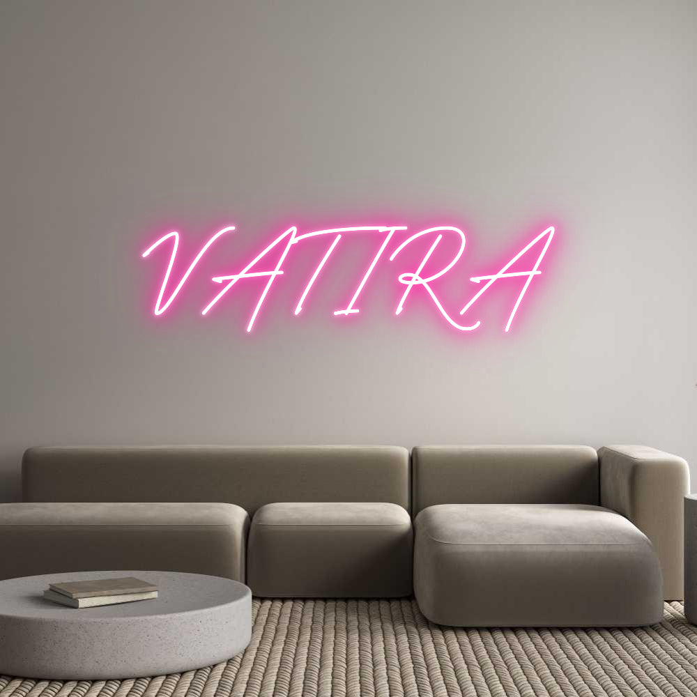 Néon personnalisé: VATIRA