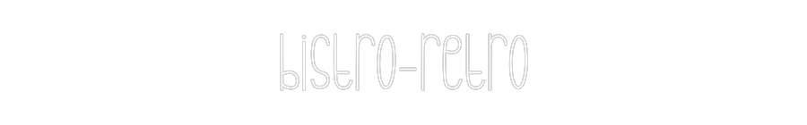 Néon personnalisé: bistro-rétro