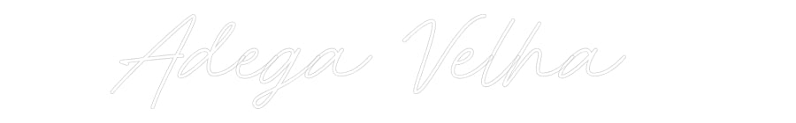 Néon personnalisé: Adega Velha