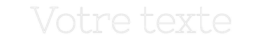 Néon personnalisé: Votre texte