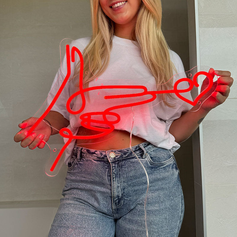 Enseigne néon Lovestarget