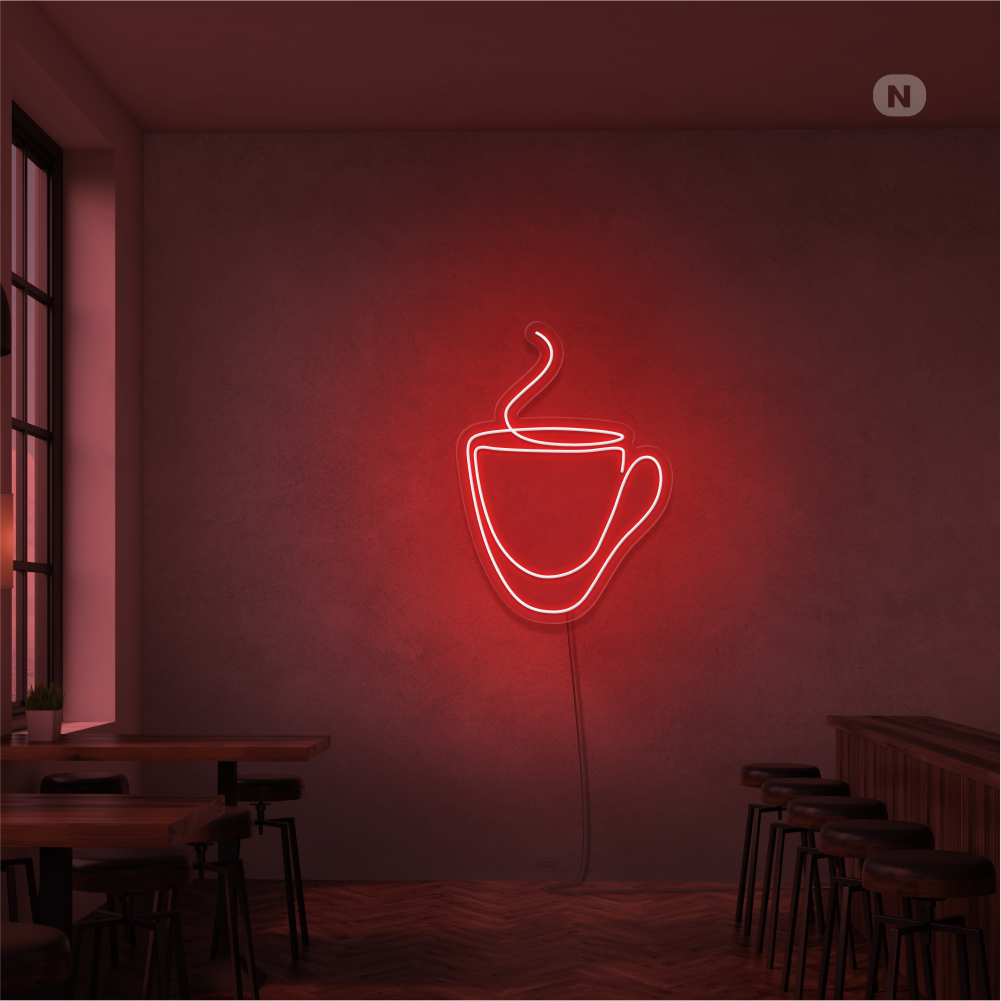 Enseigne Néon Tasse à café