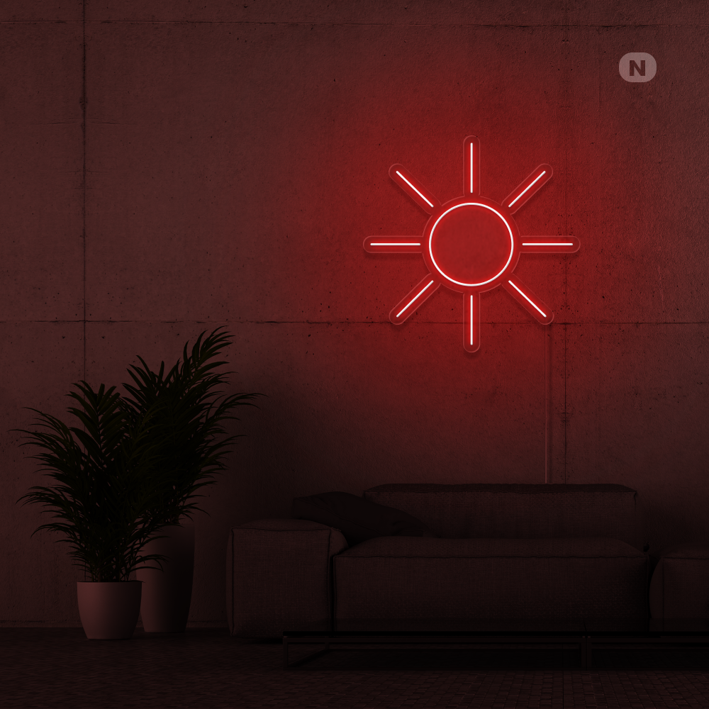 Enseigne Néon Soleil