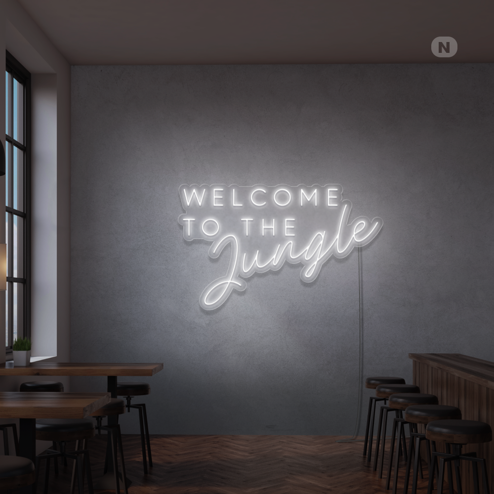 Enseigne Néon Welcome to the Jungle