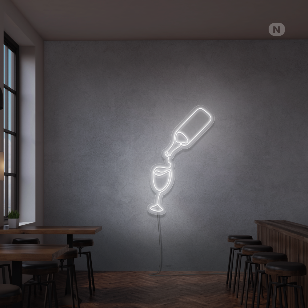 Enseigne Néon Amateur de vin