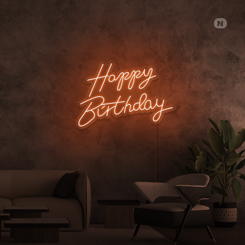 Enseigne Néon Happy Birthday