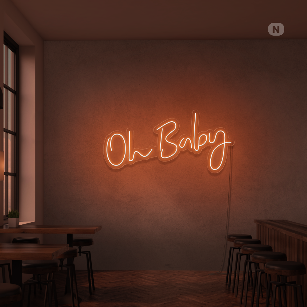 Enseigne Néon Oh Baby
