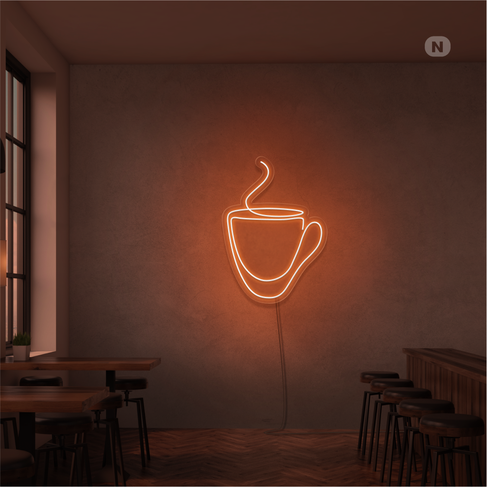 Enseigne Néon Tasse à café