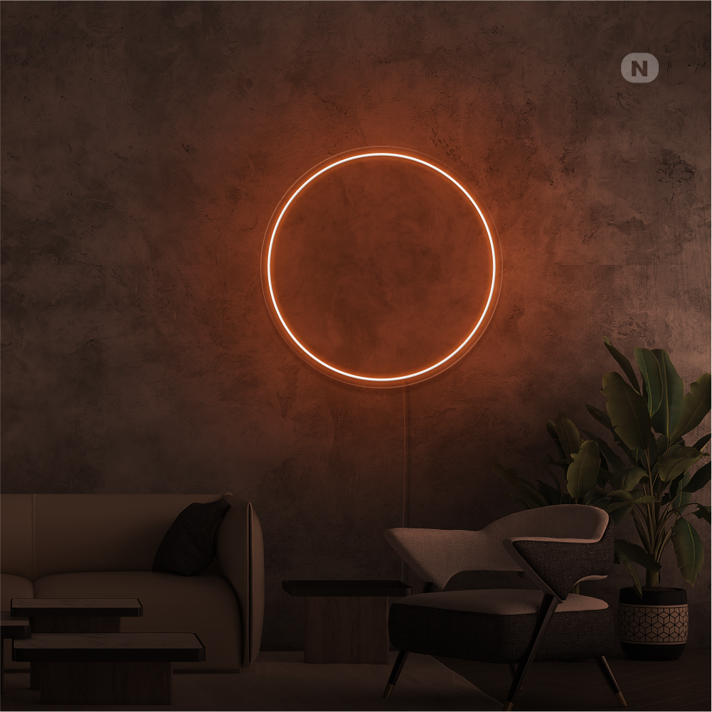 Enseigne Néon Cercle ZEN