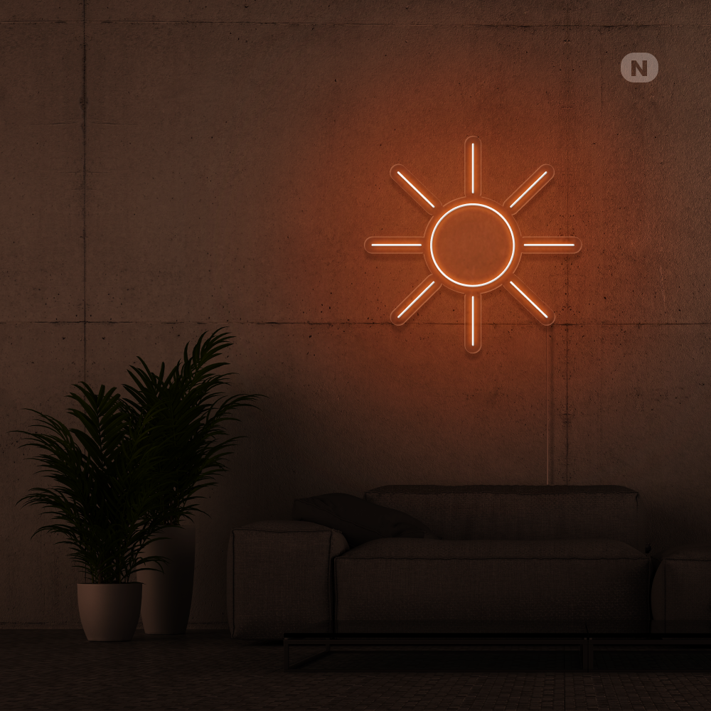 Enseigne Néon Soleil