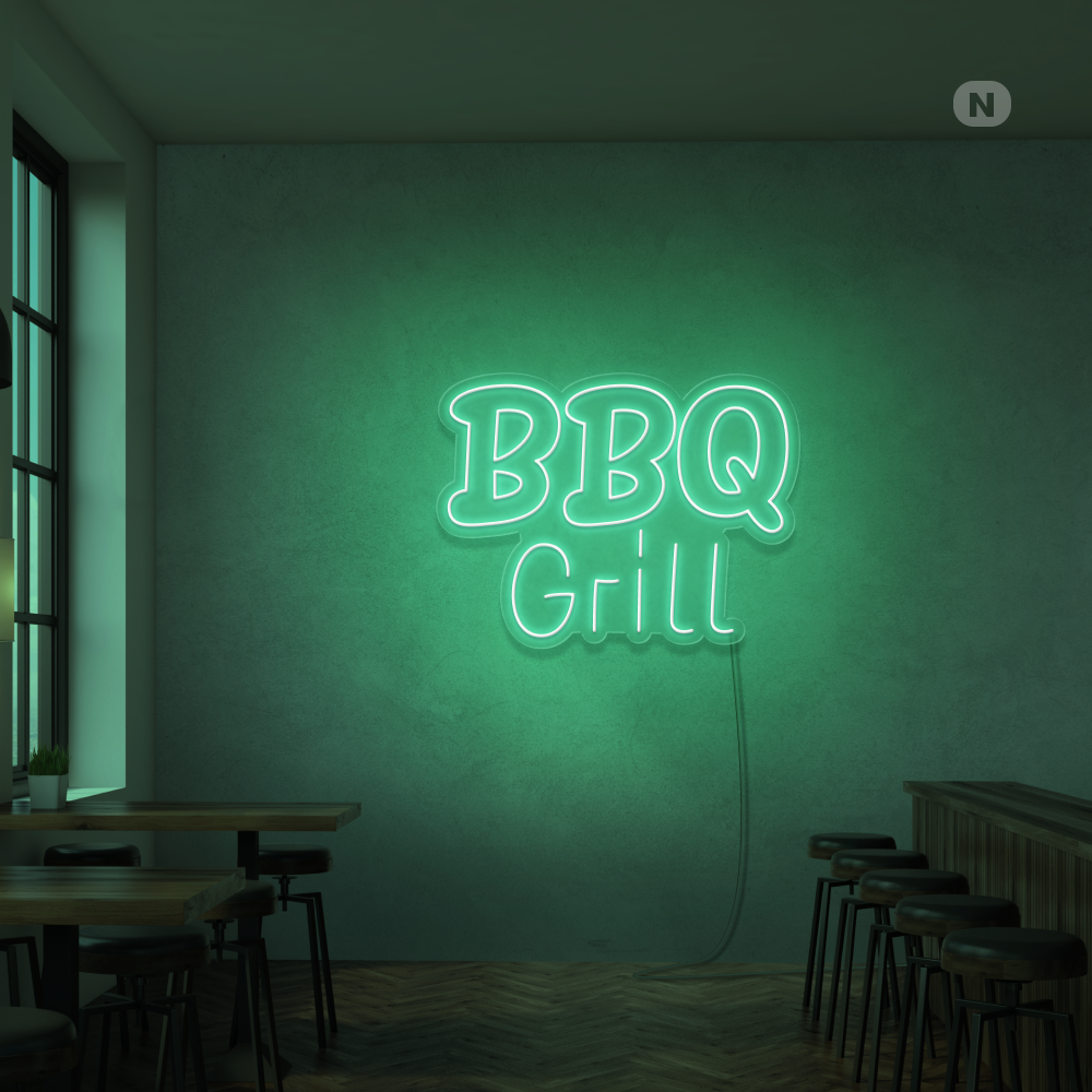 Enseigne Néon BBQ