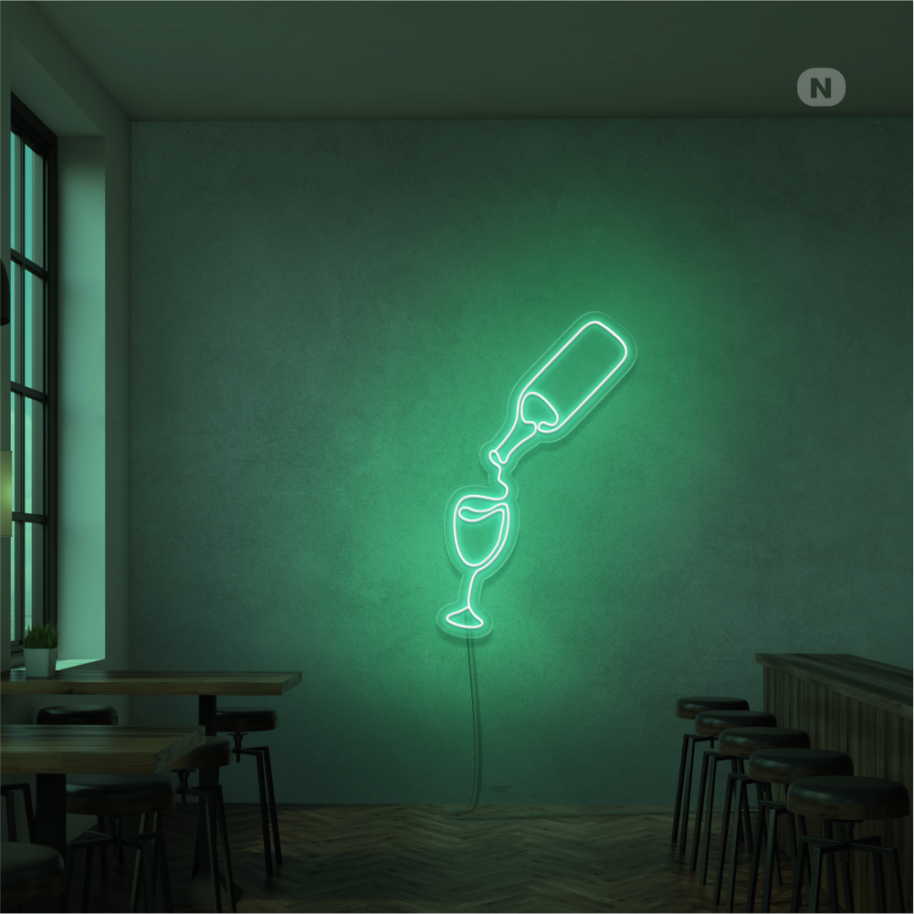 Enseigne Néon Amateur de vin