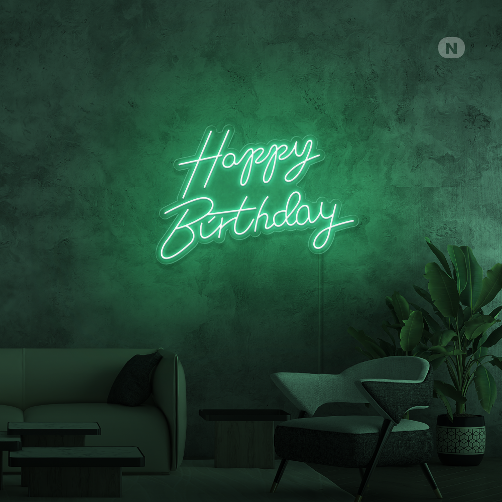 Enseigne Néon Happy Birthday