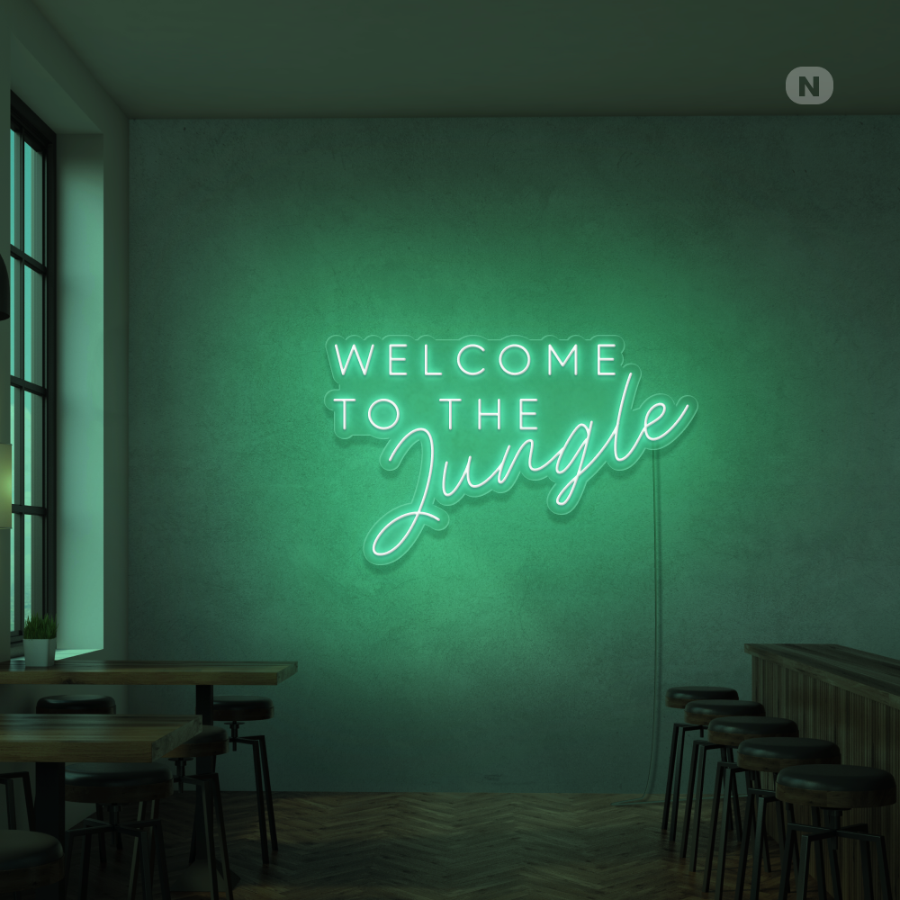 Enseigne Néon Welcome to the Jungle