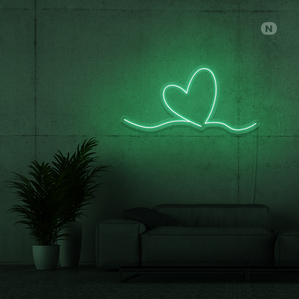 Enseigne néon L'amour en fait