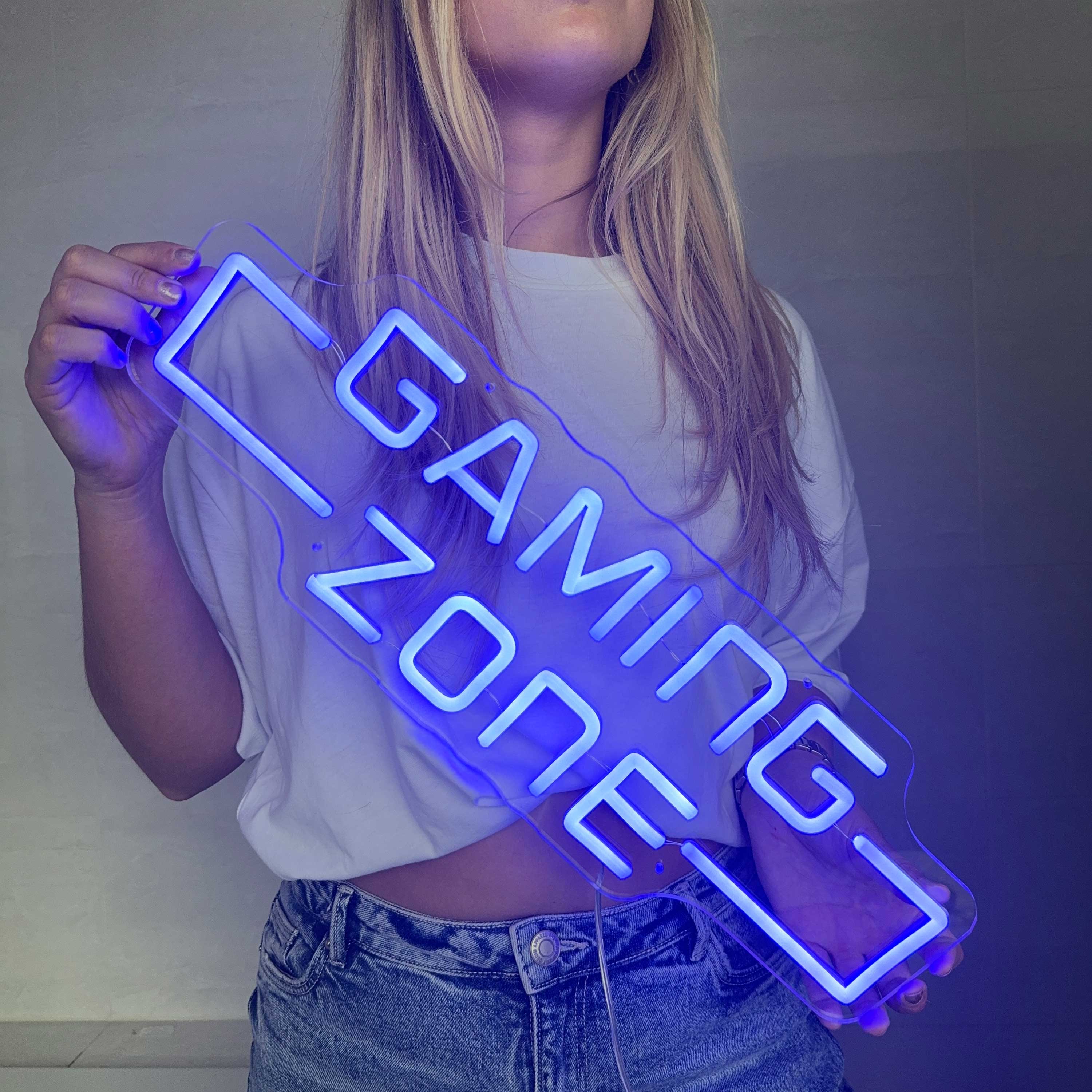 Enseigne néon Gaming Zone
