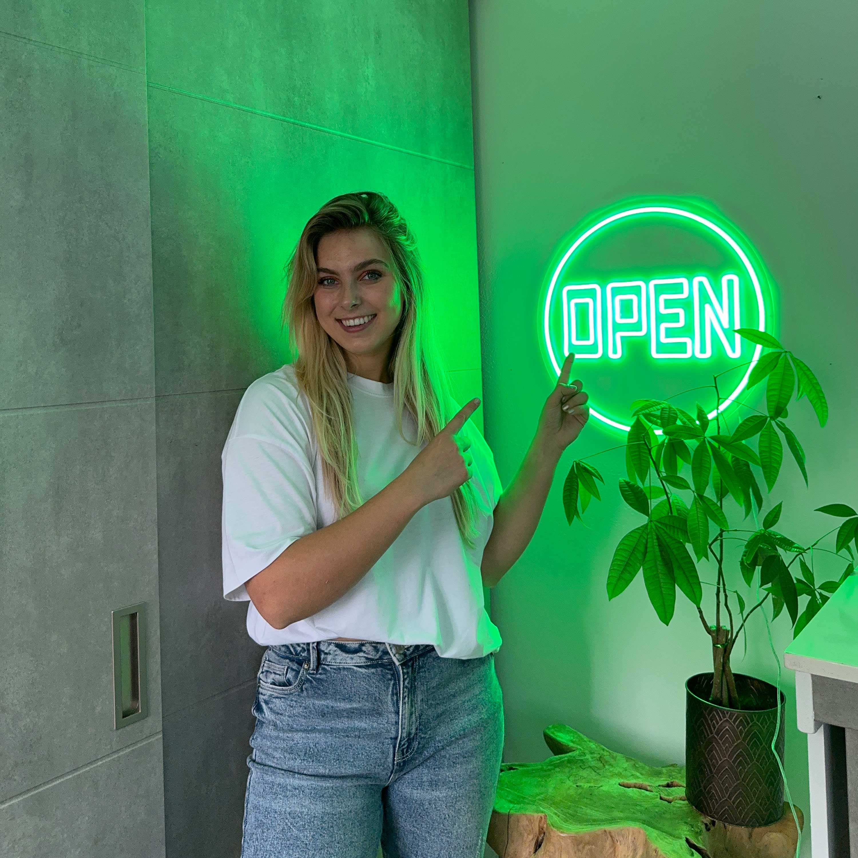 Enseigne Néon Open