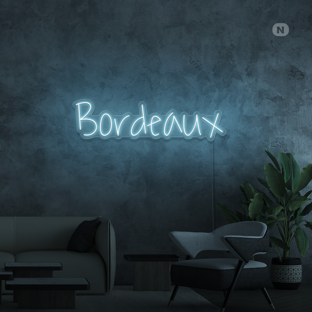 Éclairage au néon Bordeaux