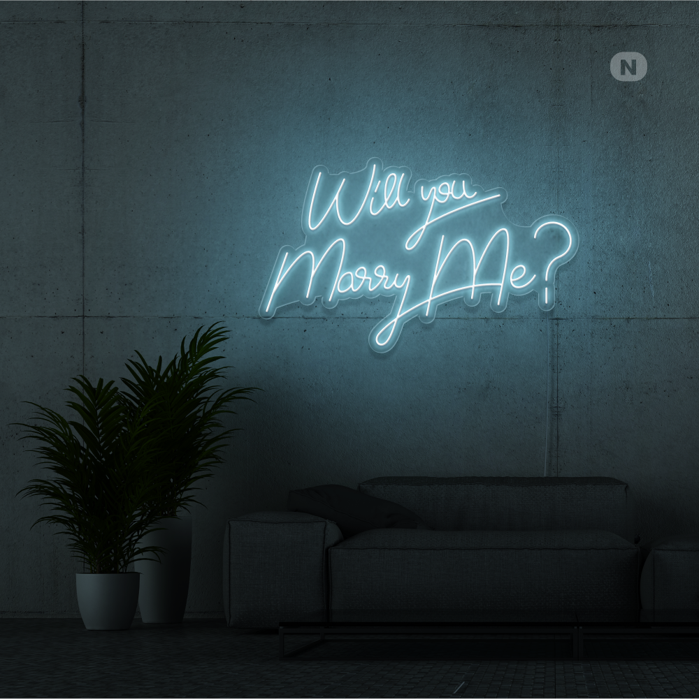Enseigne Néon Will You Marry Me