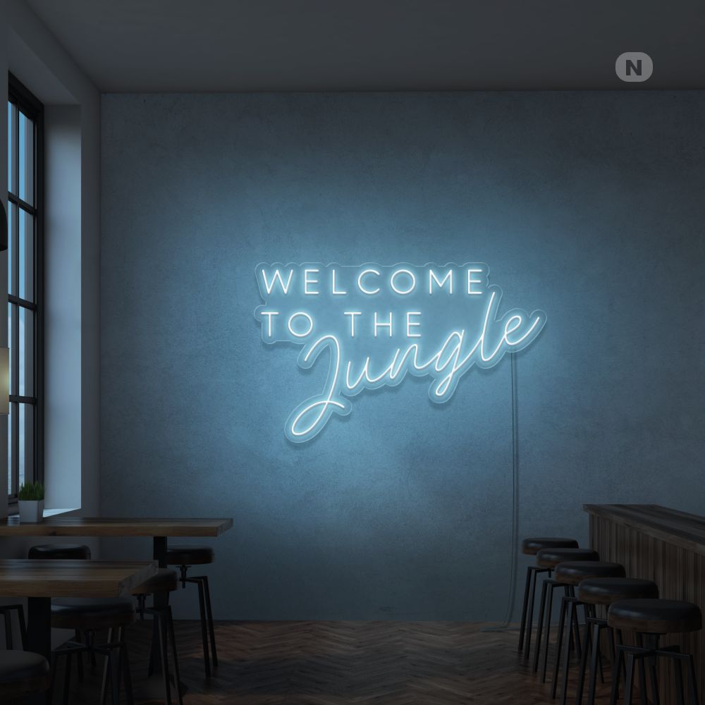 Enseigne Néon Welcome to the Jungle