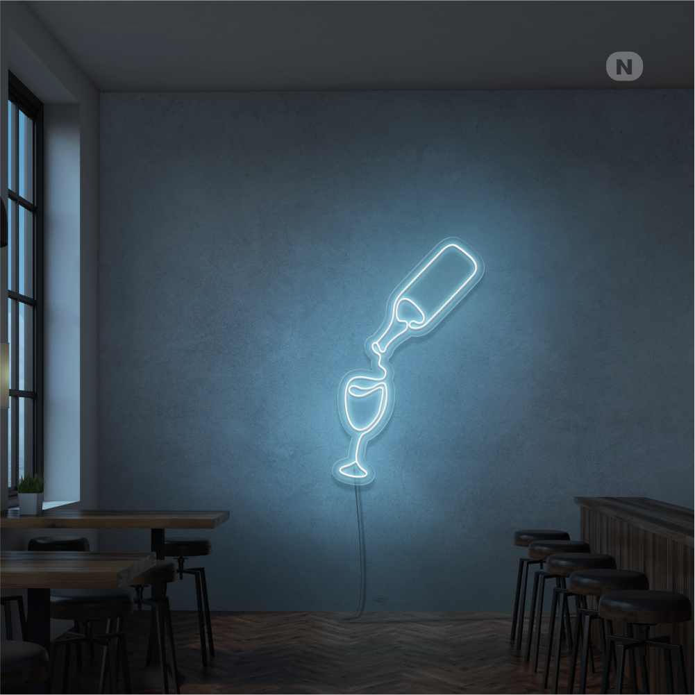 Enseigne Néon Amateur de vin