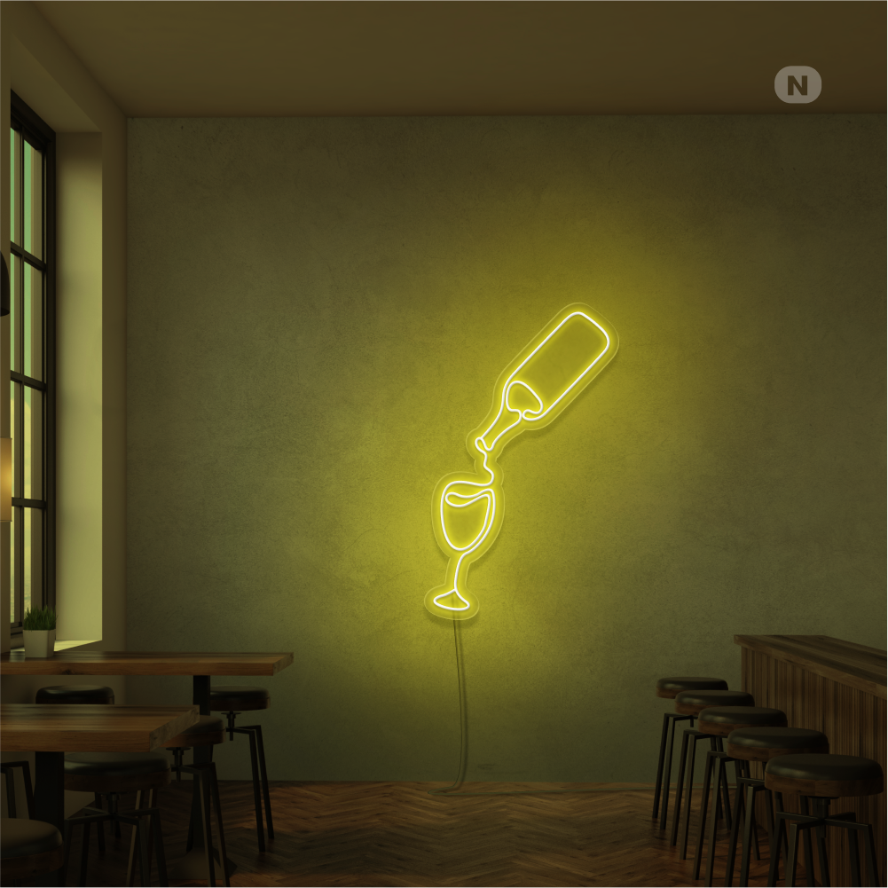 Enseigne Néon Amateur de vin