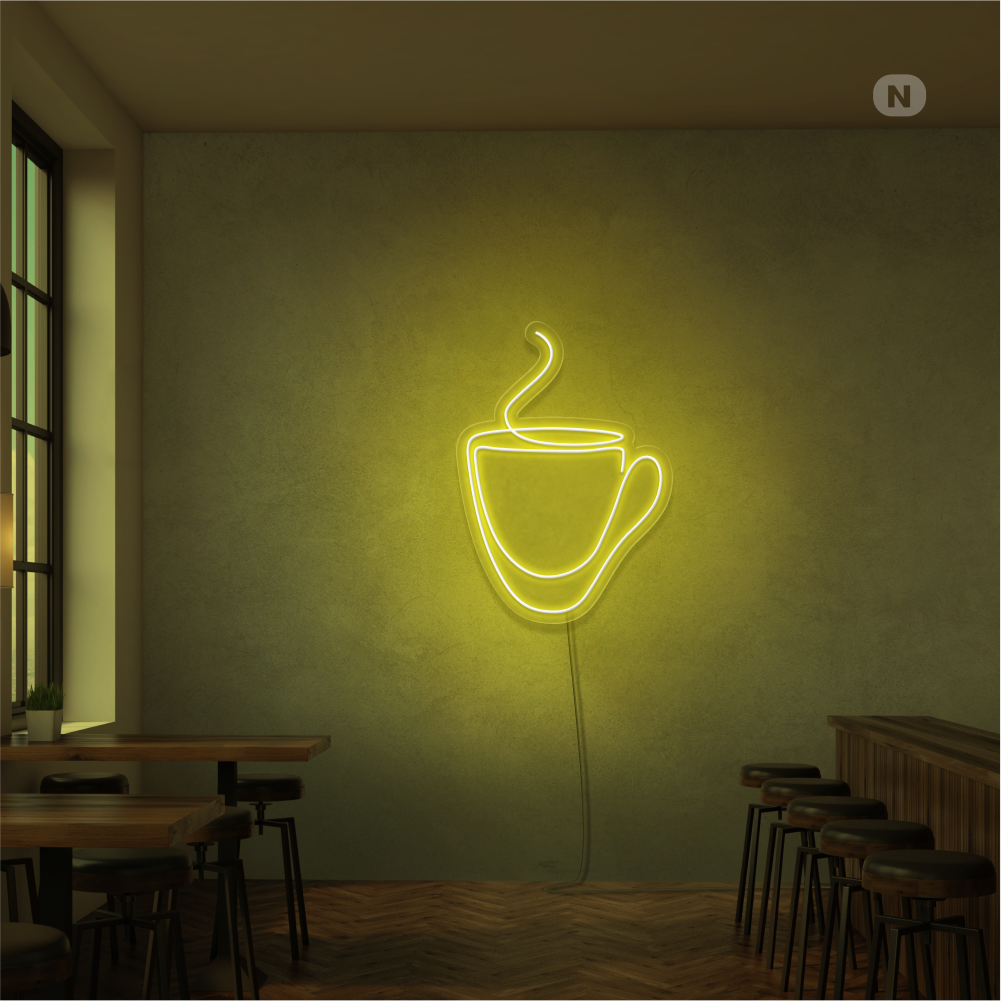 Enseigne Néon Tasse à café