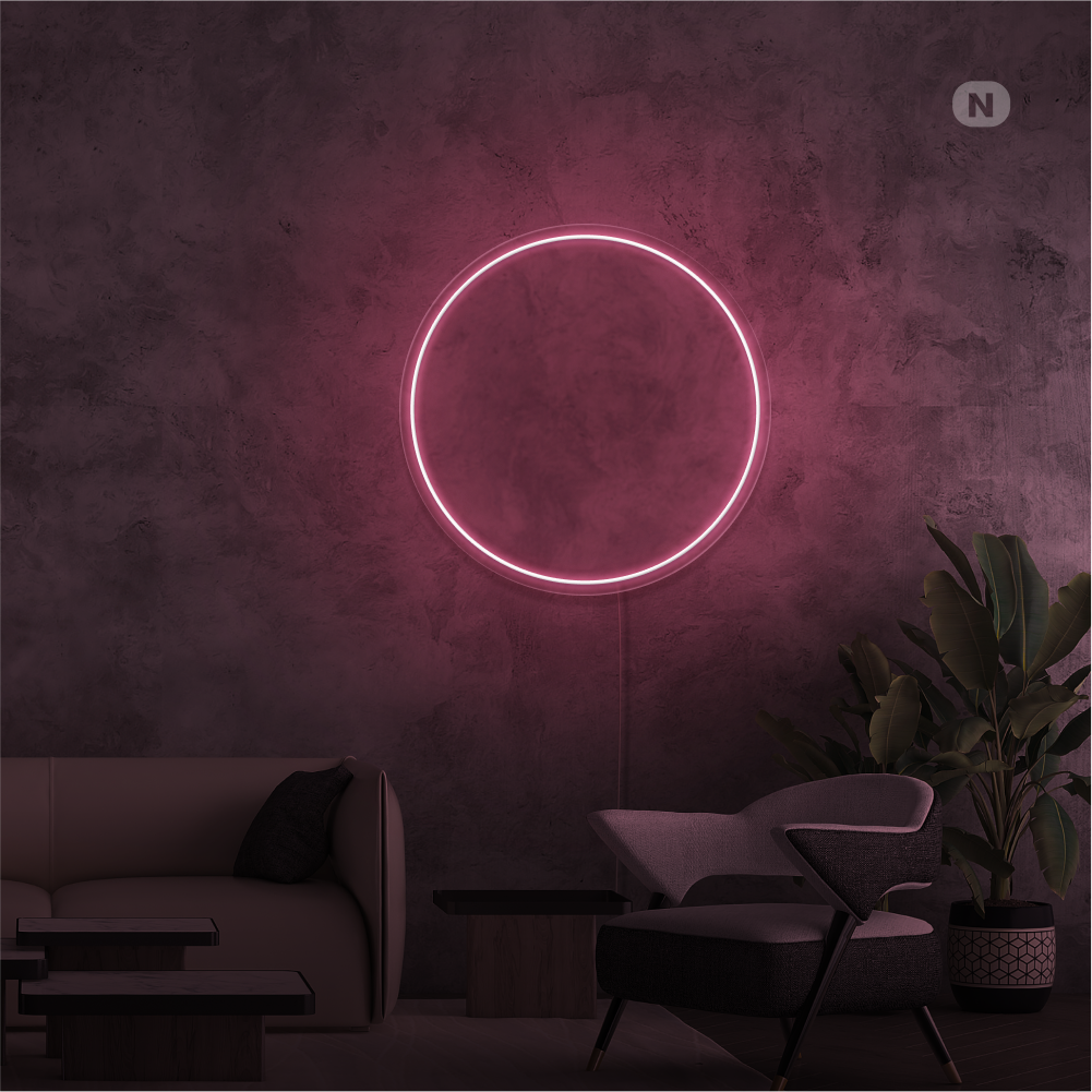 Enseigne Néon Cercle ZEN