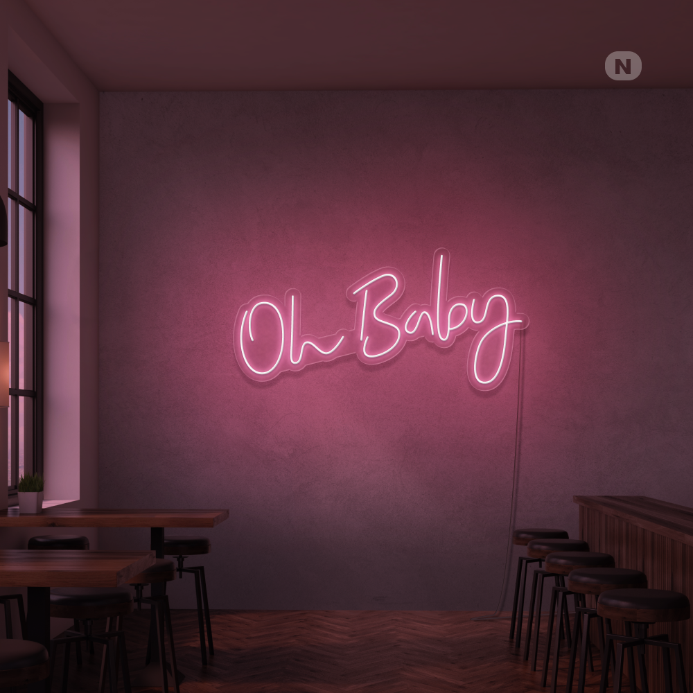 Enseigne Néon Oh Baby