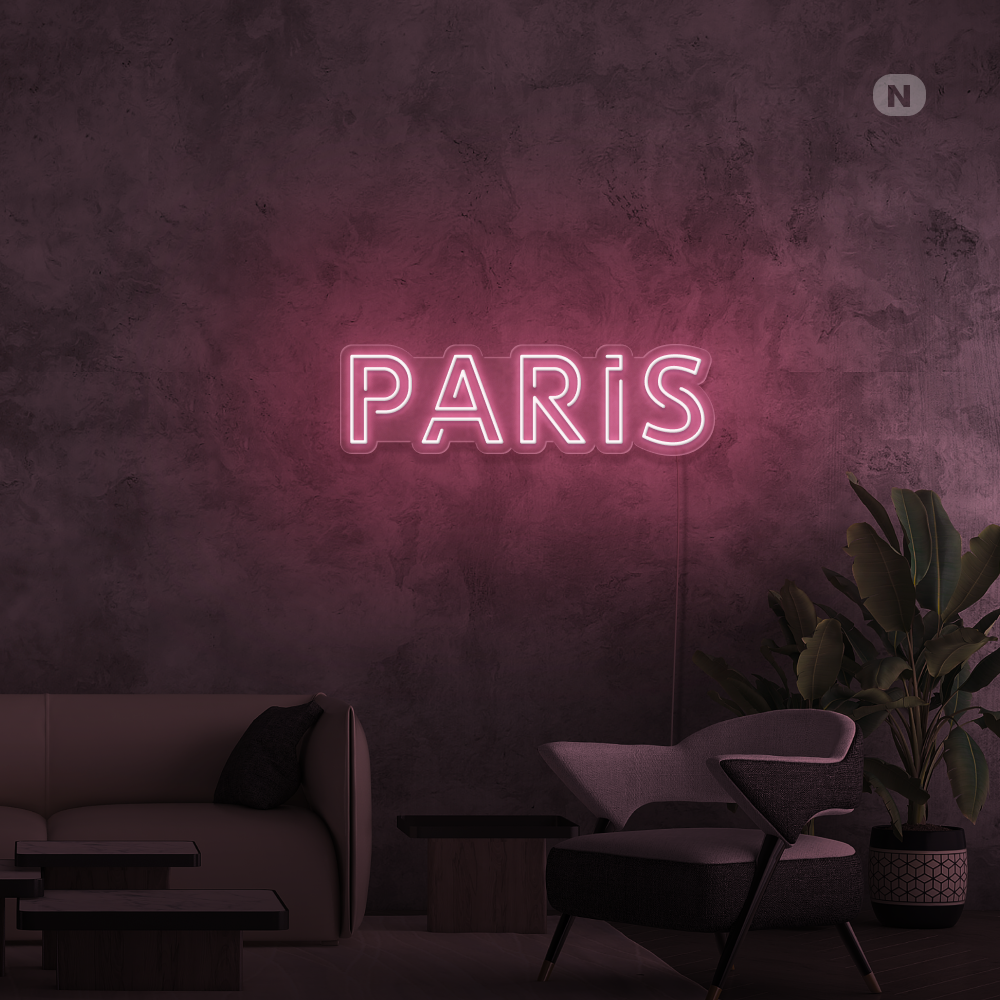 Éclairage au néon Paris