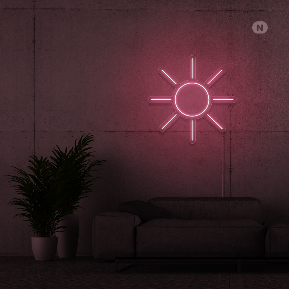 Enseigne Néon Soleil