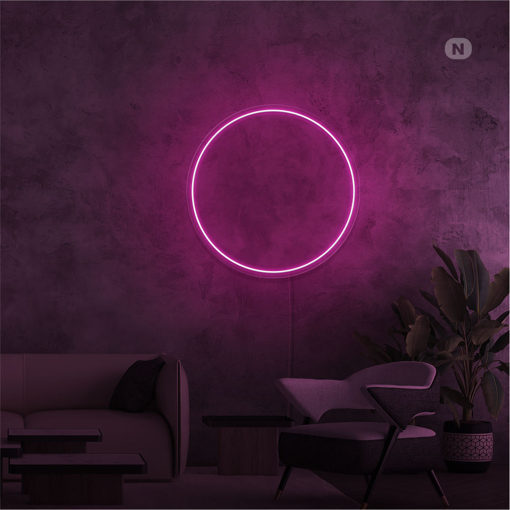 Enseigne Néon Cercle ZEN