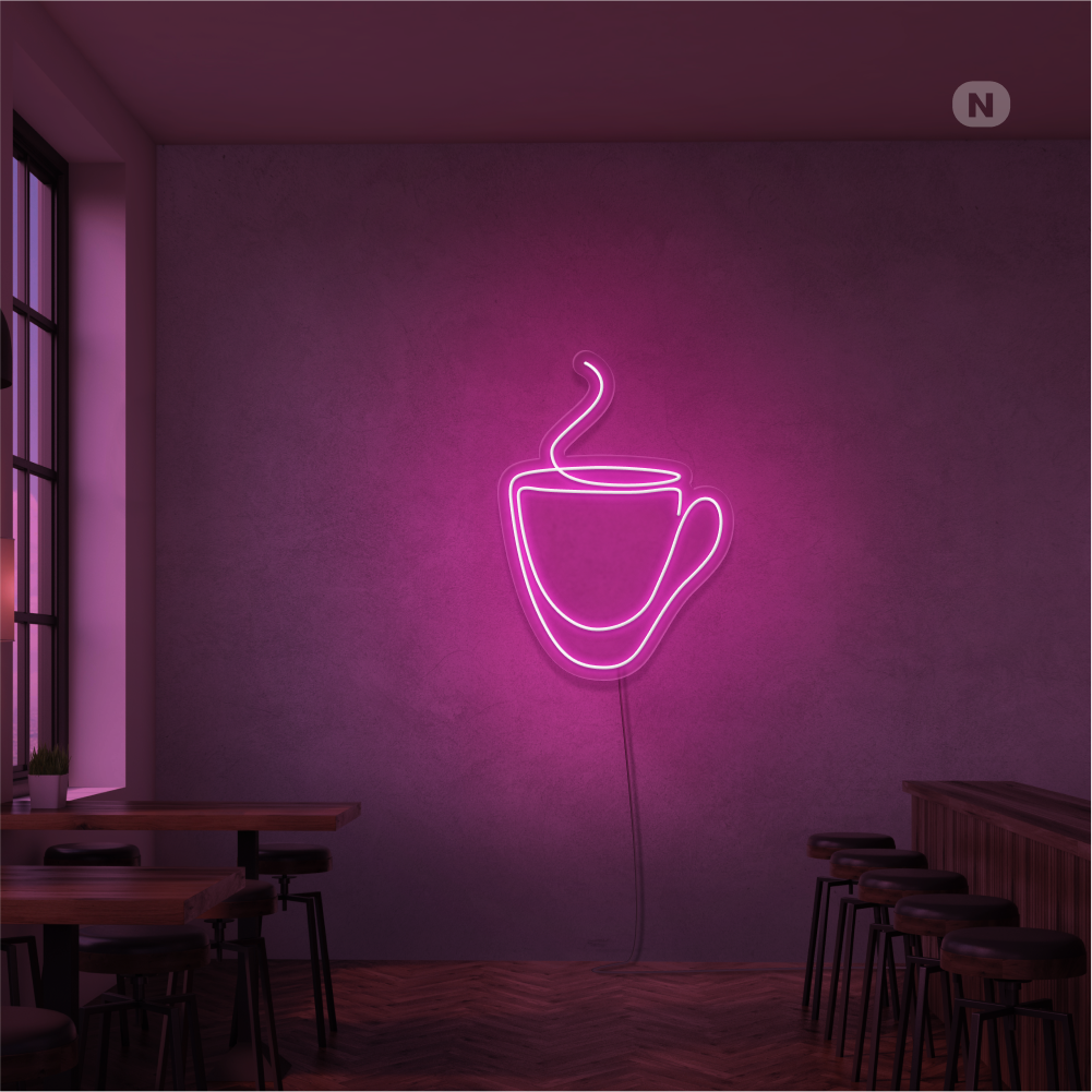 Enseigne Néon Tasse à café