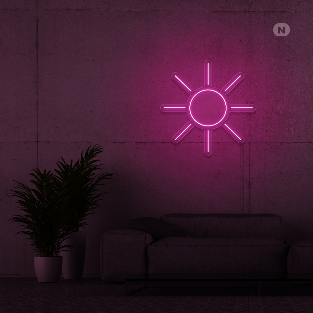 Enseigne Néon Soleil