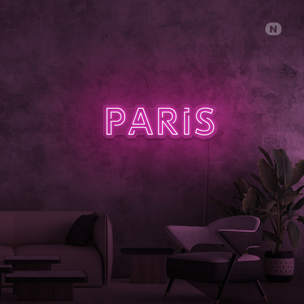 Éclairage au néon Paris