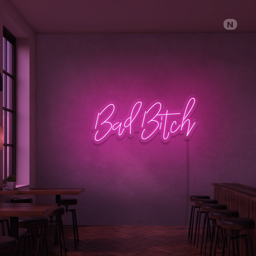 Enseigne Néon Bad Bitch
