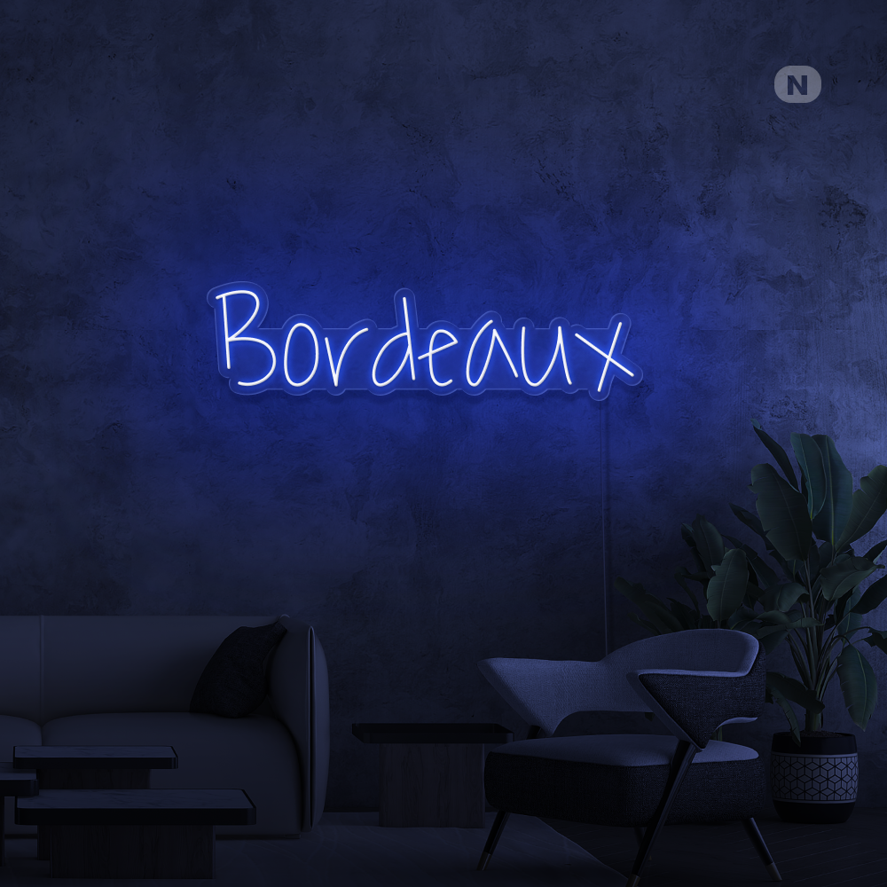 Éclairage au néon Bordeaux